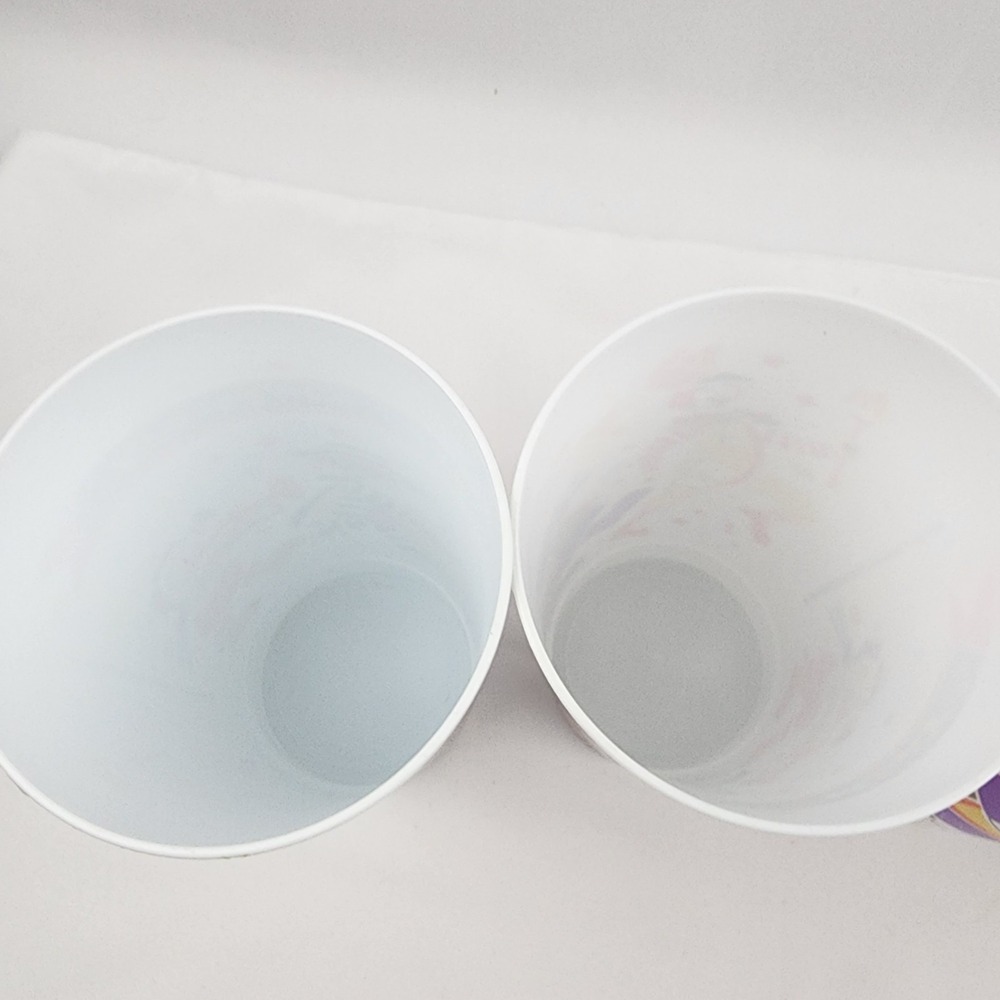 Lot of 4 Vintage Happy Birthday Ronald McDonald Plastic Cups 1984 Printed USA - Picture 7 of 9